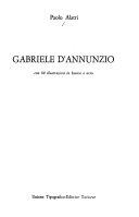 Copertina  Gabriele D'Annunzio 