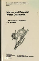 Copertina  Marine and brackish water ostracods (Superfamilies cypridacea and cytheracea) : keys and notes for the identification of the species