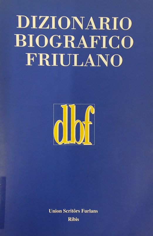Copertina  Dizionario biografico friulano