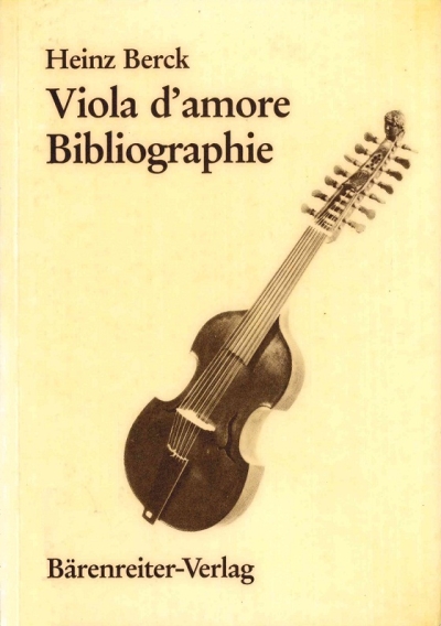 Copertina  Viola d'amore Bibliographie