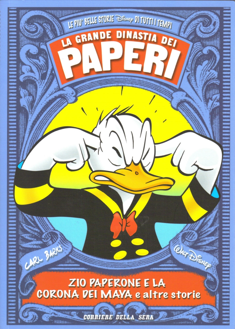 Copertina  Zio Paperone e la corona dei Maya... e altre storie, 1963